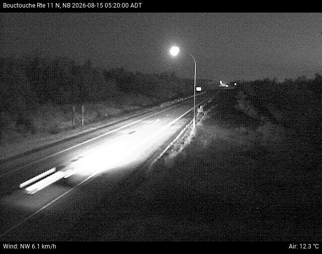 Web Cam image of Bouctouche (NB Highway 11)