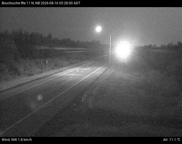 Web Cam image of Bouctouche (NB Highway 11)