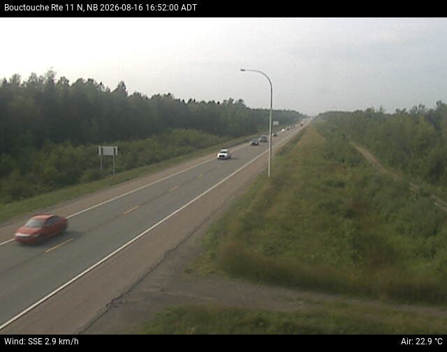 Web Cam image of Bouctouche (NB Highway 11)