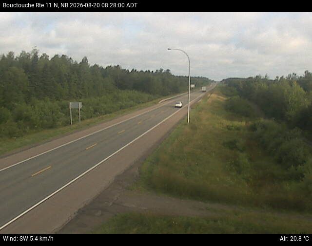 Web Cam image of Bouctouche (NB Highway 11)