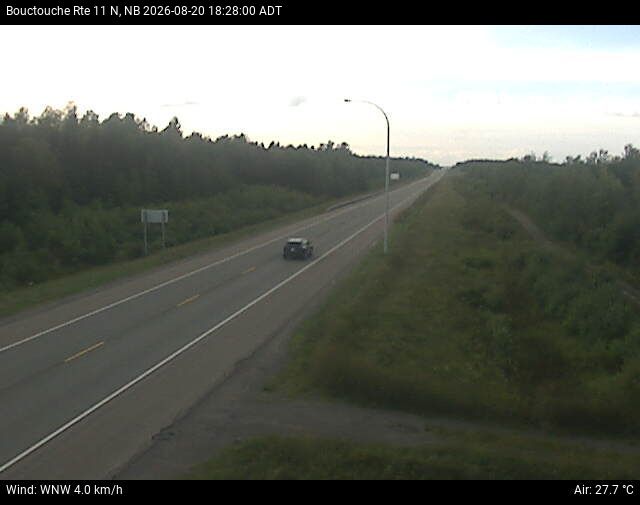 Web Cam image of Bouctouche (NB Highway 11)