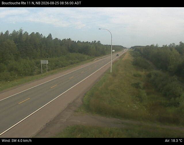 Web Cam image of Bouctouche (NB Highway 11)