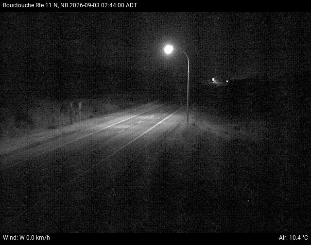 Web Cam image of Bouctouche (NB Highway 11)