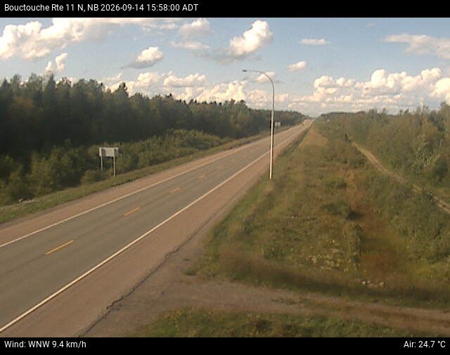 Web Cam image of Bouctouche (NB Highway 11)