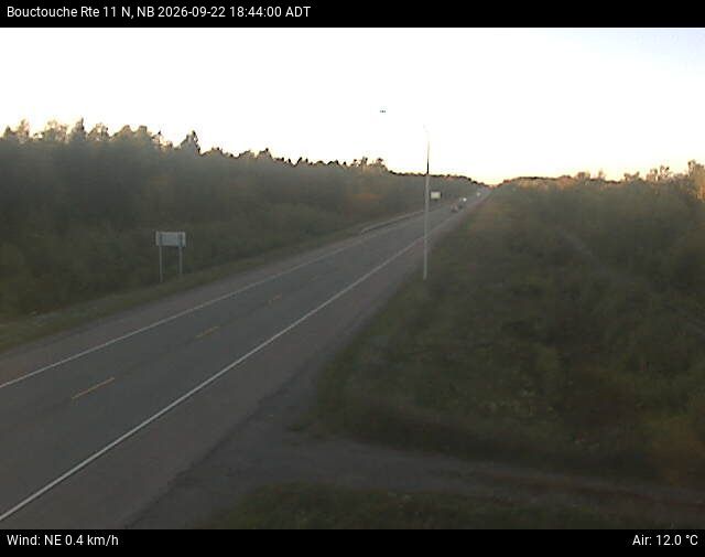 Web Cam image of Bouctouche (NB Highway 11)