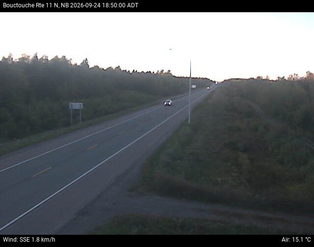 Web Cam image of Bouctouche (NB Highway 11)