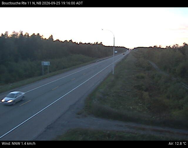 Web Cam image of Bouctouche (NB Highway 11)