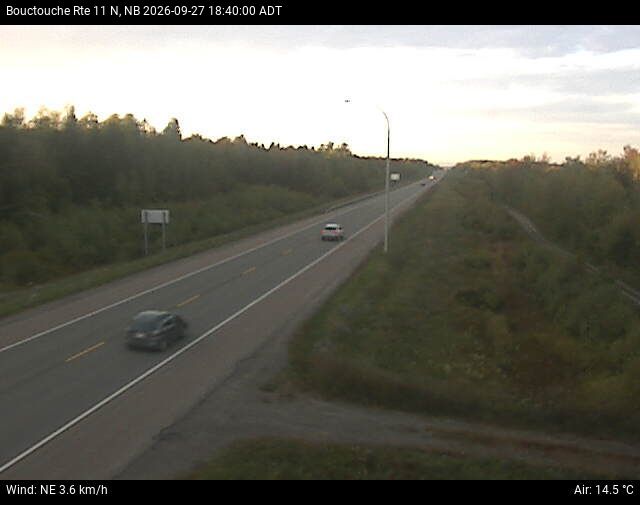 Web Cam image of Bouctouche (NB Highway 11)