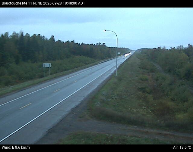Web Cam image of Bouctouche (NB Highway 11)