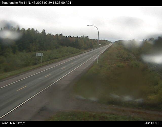 Web Cam image of Bouctouche (NB Highway 11)