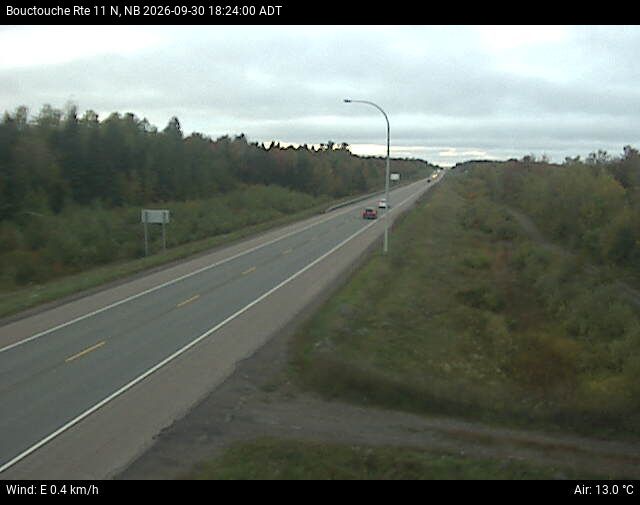 Web Cam image of Bouctouche (NB Highway 11)
