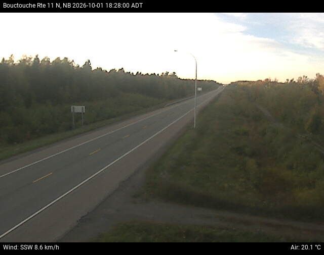 Web Cam image of Bouctouche (NB Highway 11)