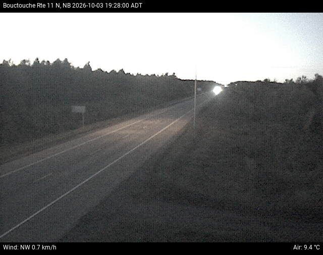 Web Cam image of Bouctouche (NB Highway 11)