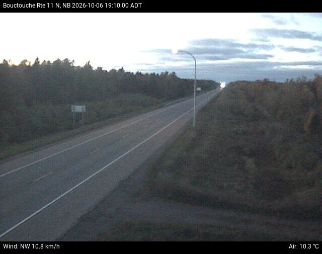 Web Cam image of Bouctouche (NB Highway 11)