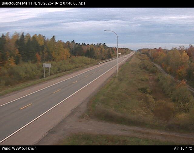Web Cam image of Bouctouche (NB Highway 11)
