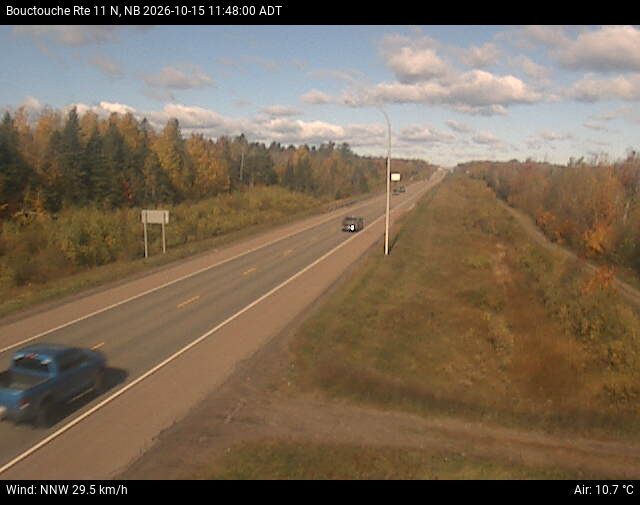 Web Cam image of Bouctouche (NB Highway 11)