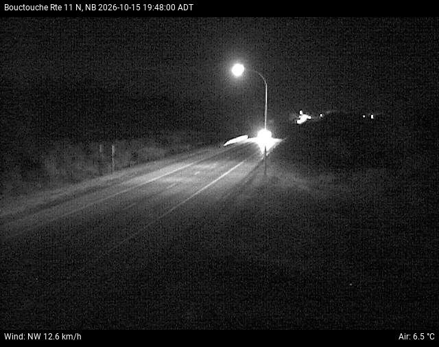 Web Cam image of Bouctouche (NB Highway 11)