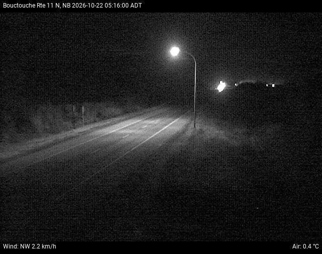 Web Cam image of Bouctouche (NB Highway 11)