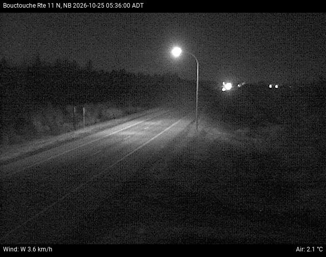 Web Cam image of Bouctouche (NB Highway 11)