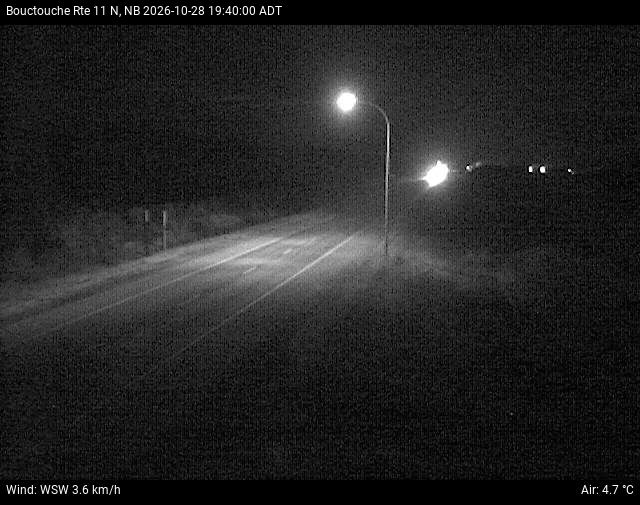 Web Cam image of Bouctouche (NB Highway 11)