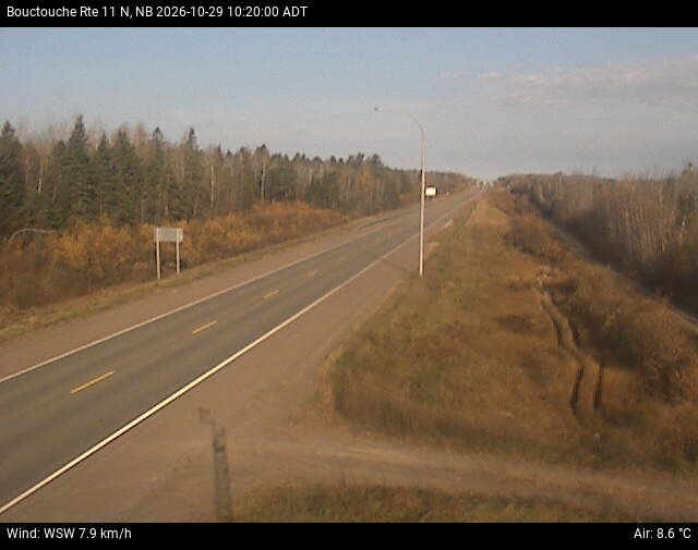 Web Cam image of Bouctouche (NB Highway 11)