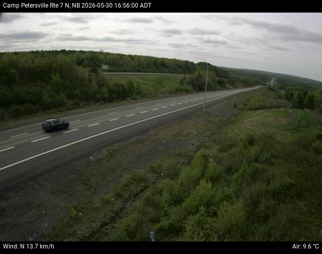 Web Cam image of Camp Petersville (NB Highway 7)