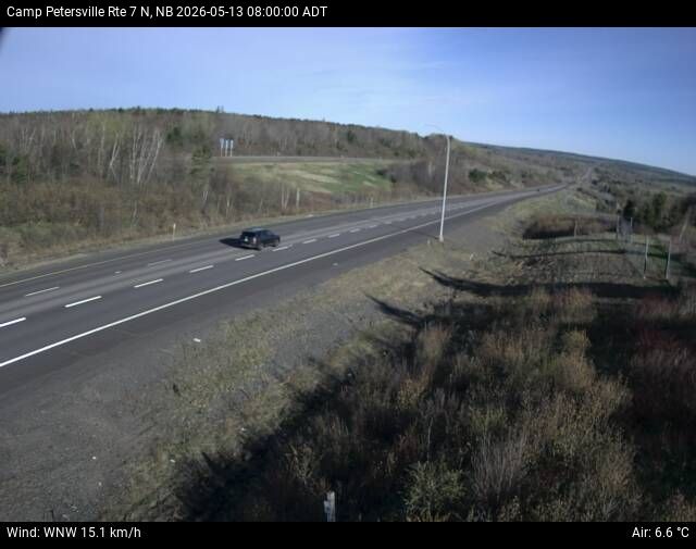 Web Cam image of Camp Petersville (NB Highway 7)
