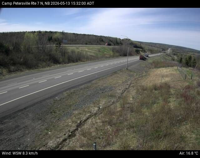 Web Cam image of Camp Petersville (NB Highway 7)