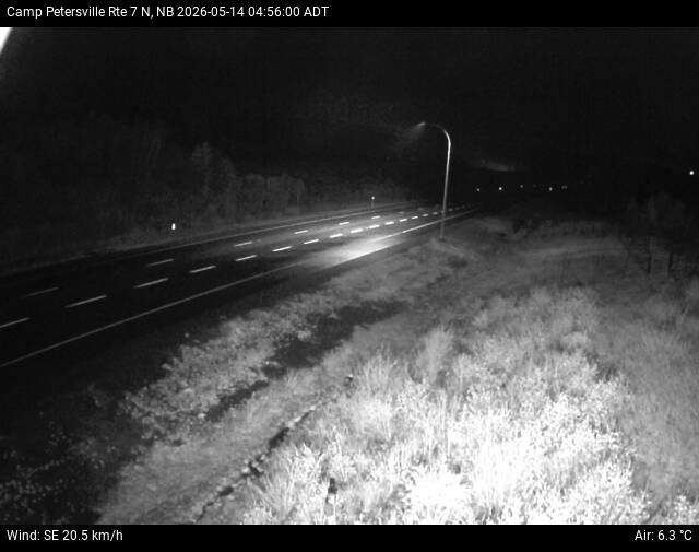 Web Cam image of Camp Petersville (NB Highway 7)