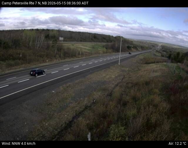 Web Cam image of Camp Petersville (NB Highway 7)