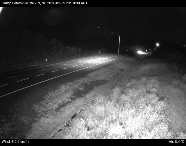 Web Cam image of Camp Petersville (NB Highway 7)