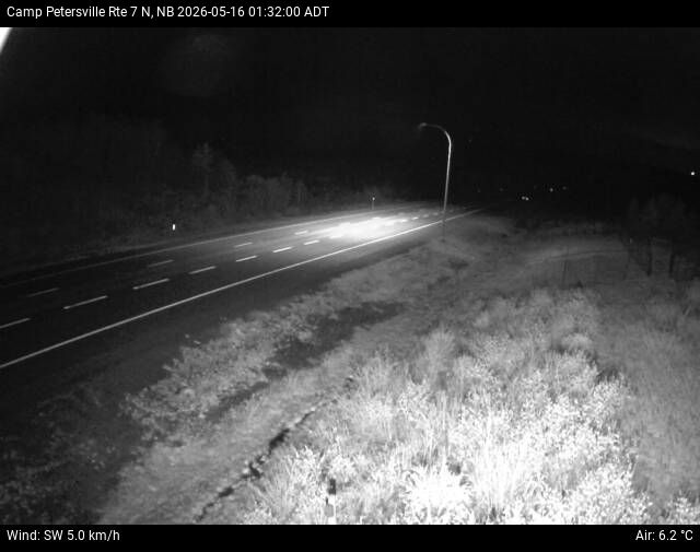 Web Cam image of Camp Petersville (NB Highway 7)