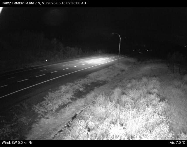 Web Cam image of Camp Petersville (NB Highway 7)