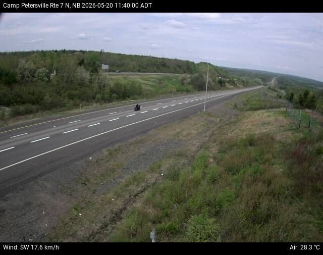 Web Cam image of Camp Petersville (NB Highway 7)