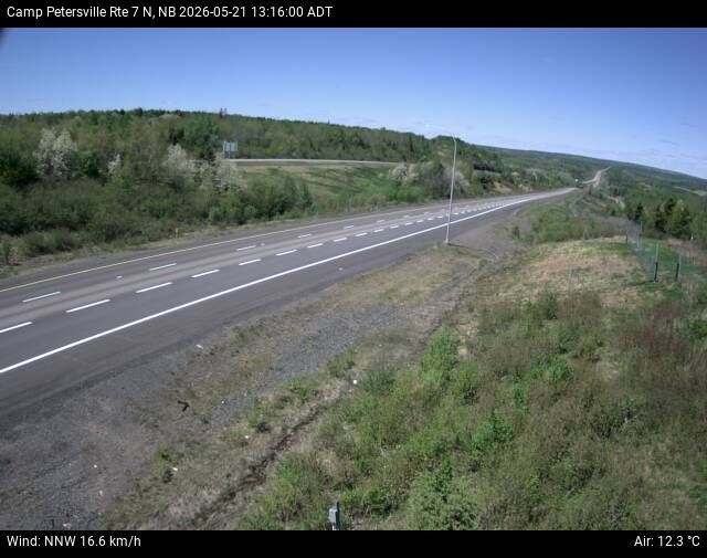 Web Cam image of Camp Petersville (NB Highway 7)
