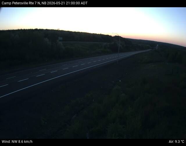 Web Cam image of Camp Petersville (NB Highway 7)