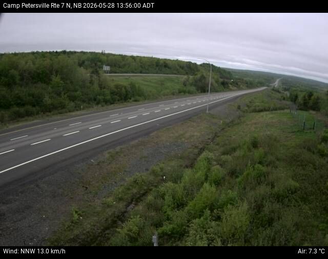 Web Cam image of Camp Petersville (NB Highway 7)