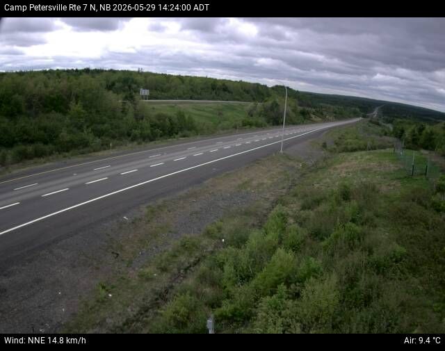 Web Cam image of Camp Petersville (NB Highway 7)