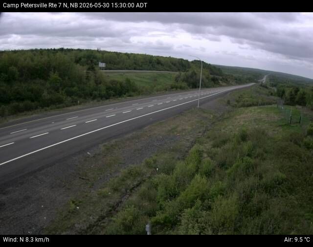 Web Cam image of Camp Petersville (NB Highway 7)
