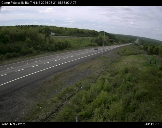Web Cam image of Camp Petersville (NB Highway 7)