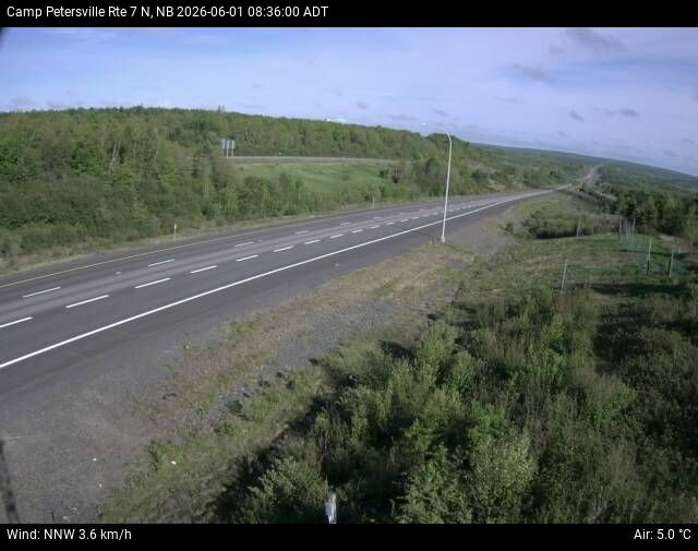 Web Cam image of Camp Petersville (NB Highway 7)