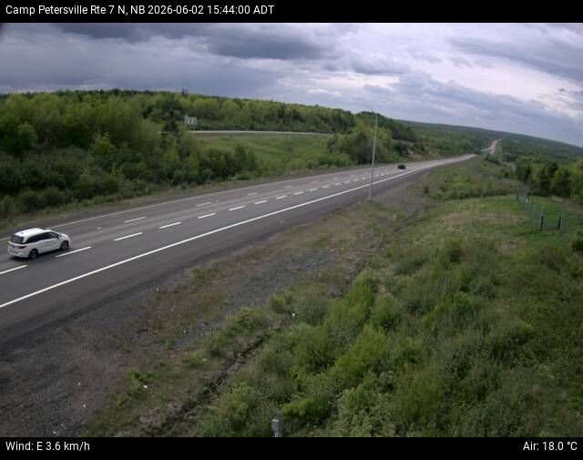Web Cam image of Camp Petersville (NB Highway 7)
