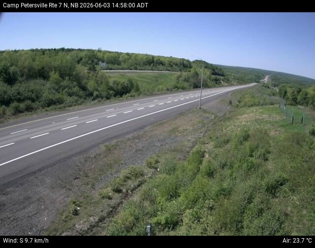 Web Cam image of Camp Petersville (NB Highway 7)