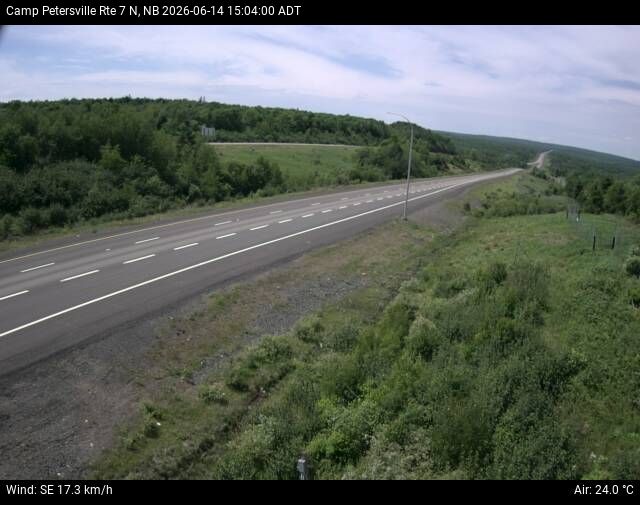 Web Cam image of Camp Petersville (NB Highway 7)