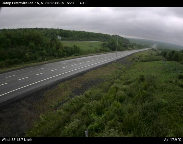 Web Cam image of Camp Petersville (NB Highway 7)