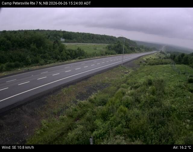 Web Cam image of Camp Petersville (NB Highway 7)