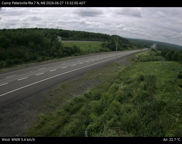 Web Cam image of Camp Petersville (NB Highway 7)