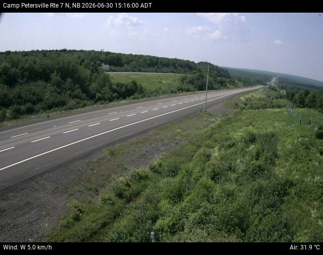 Web Cam image of Camp Petersville (NB Highway 7)