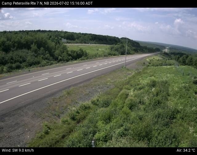 Web Cam image of Camp Petersville (NB Highway 7)