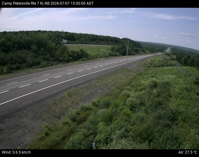 Web Cam image of Camp Petersville (NB Highway 7)